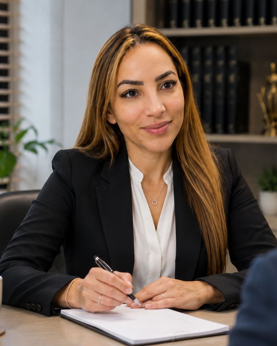 Atención durante una consulta legal